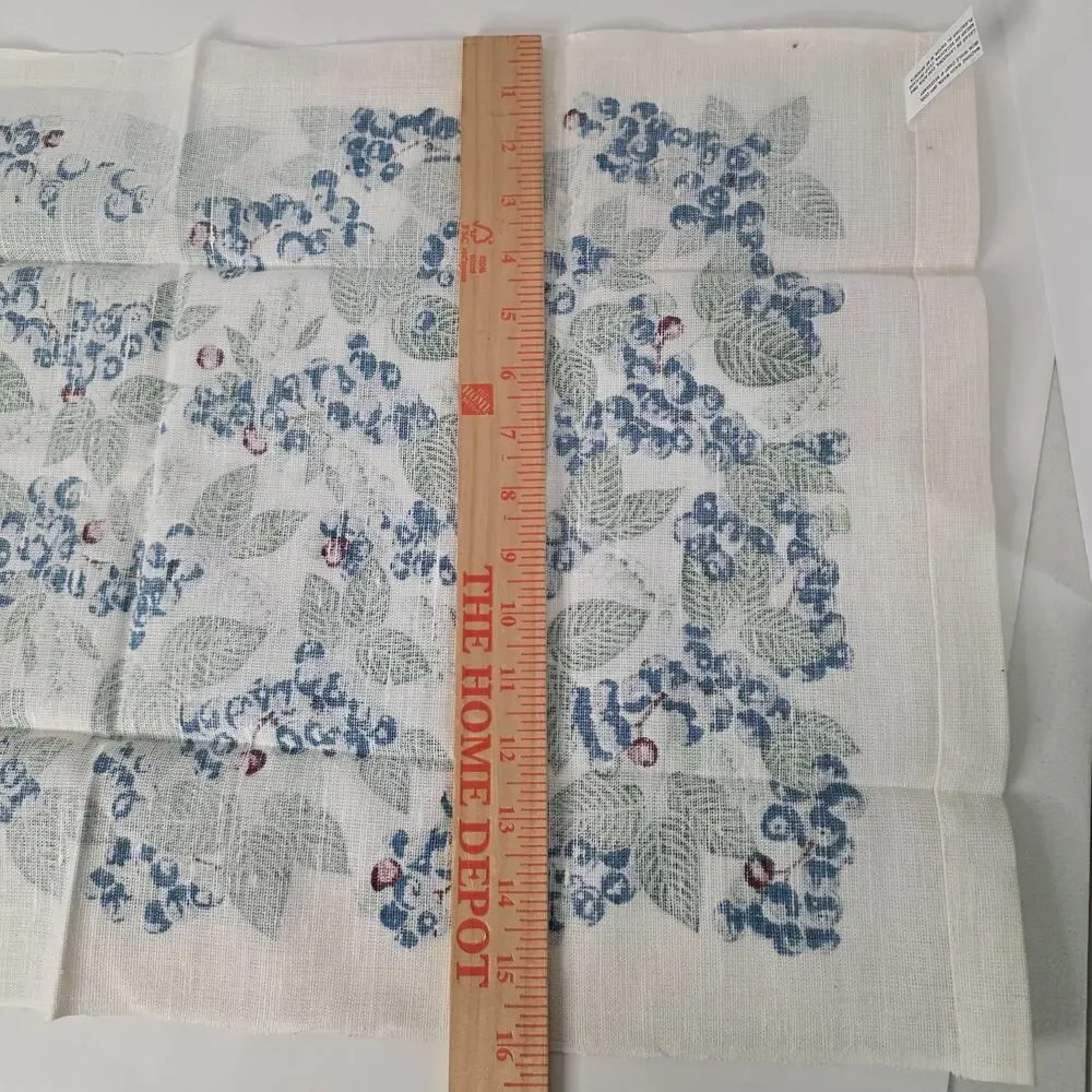 Kay Dee Designs Blueberry Linen Cotton Tea Towel 16x26 Poland USA